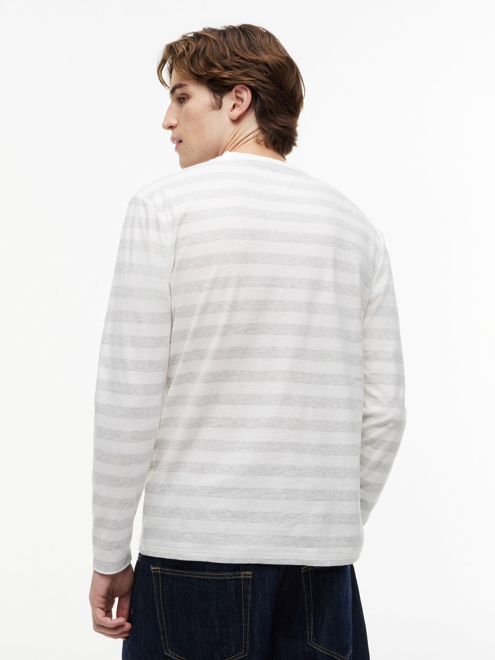 Regular Fit Stripe Long Sleeve T-Shirt