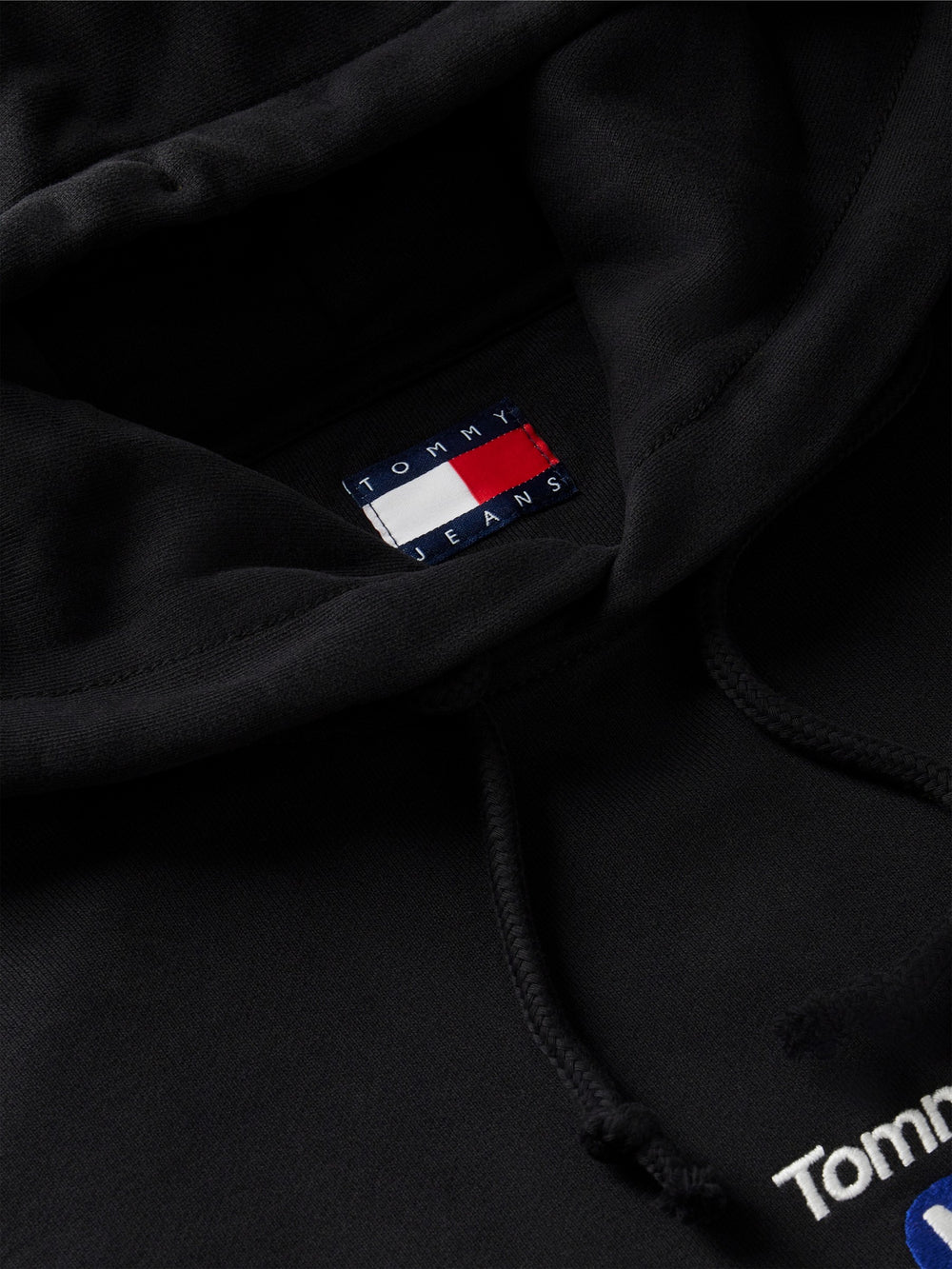 Regular Fit Diagonal Terry Hooded Sweatshirt
