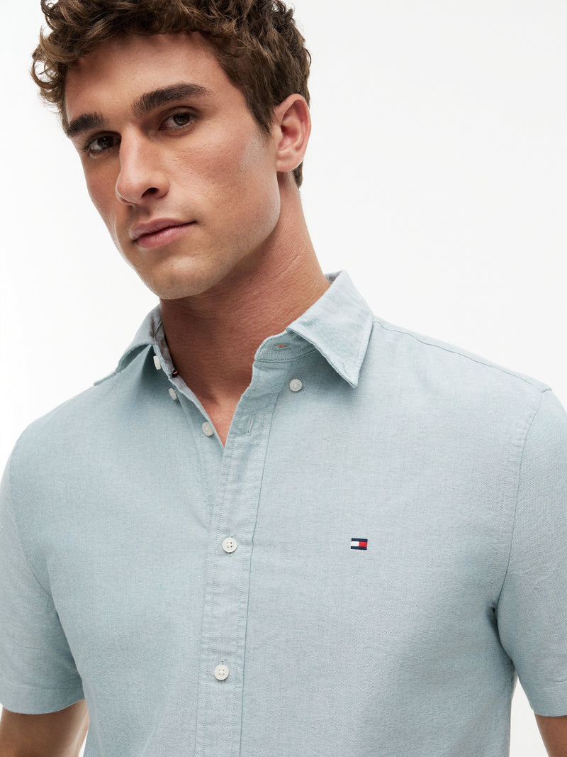 Regular Fit Solid Oxford Shirt