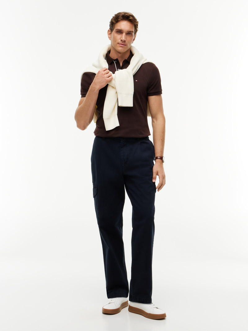 Slim Fit Interlock Polo