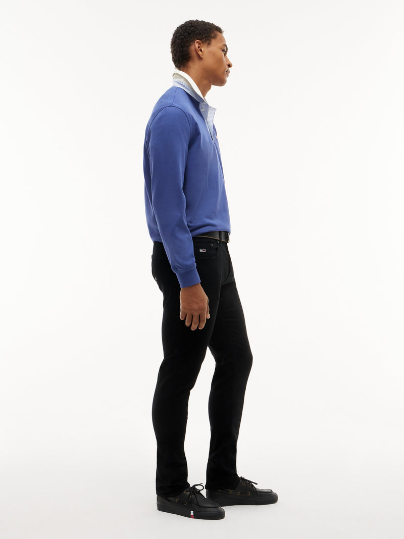 Austin Slim Tapered Clean Black Jeans