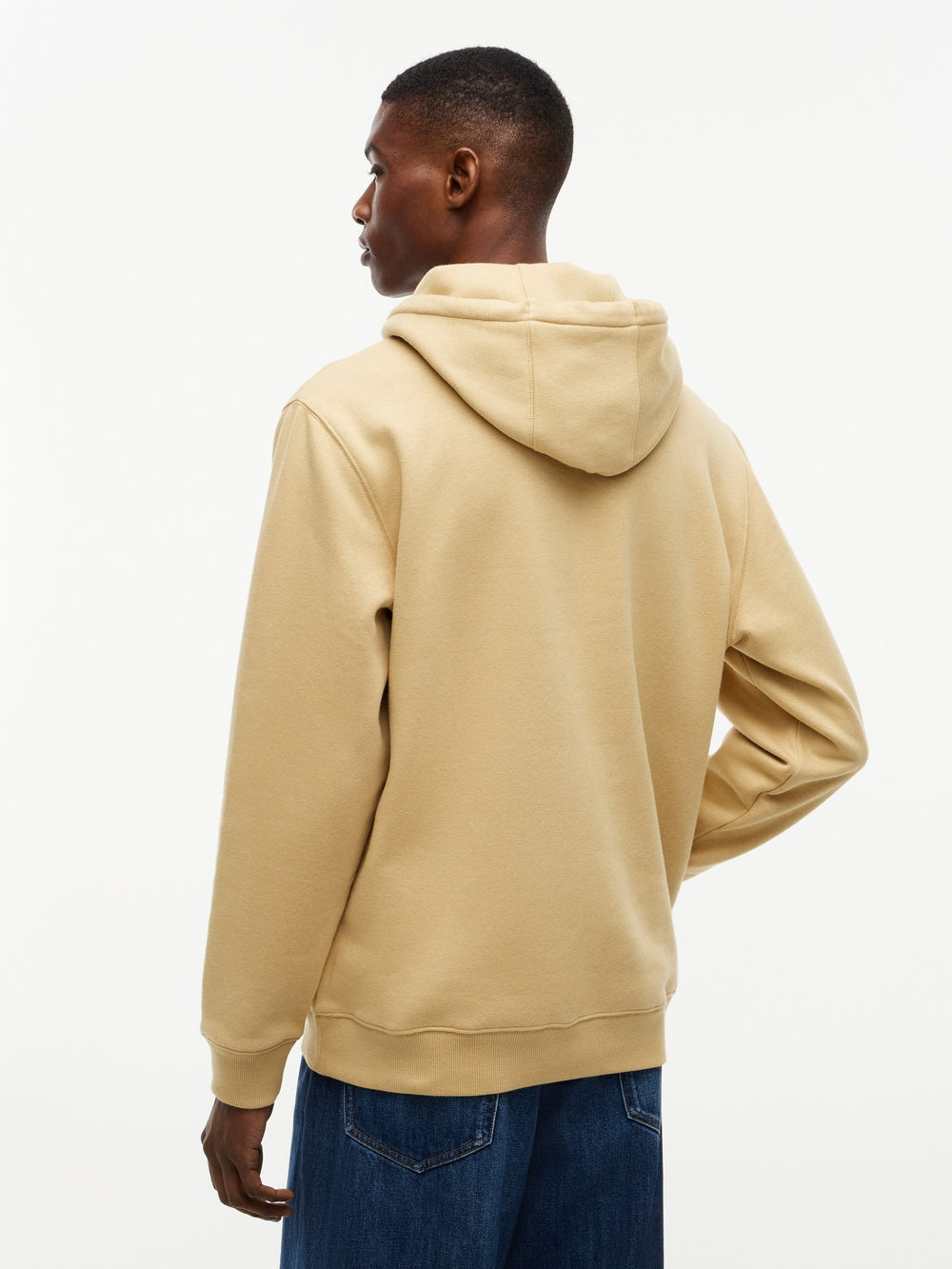 Regular Fit Brushed Fleece Hooded Sweatshirt
