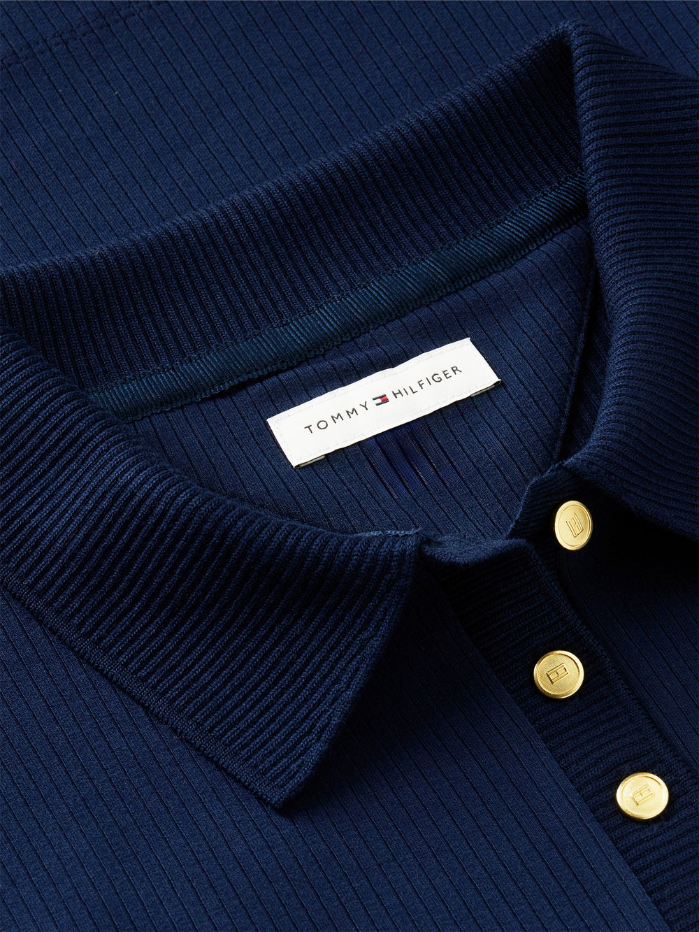 Solid Slim Fit Full Sleeve Ribbed Polo