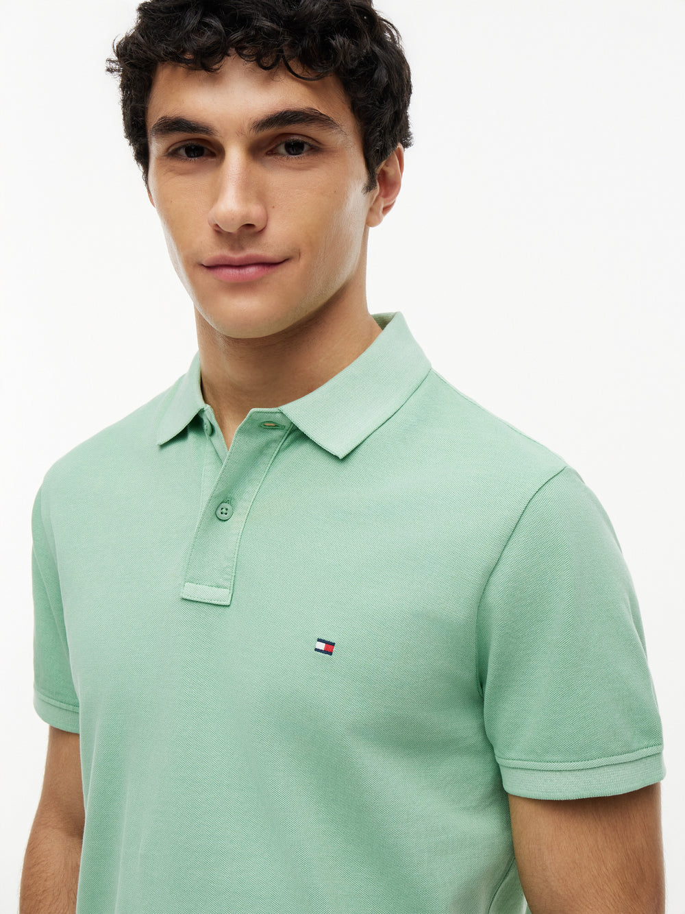 Regular Fit Solid Pique Polo
