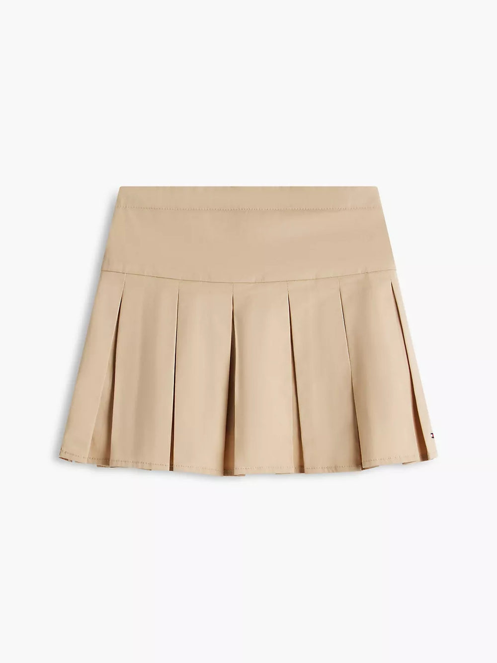 Girls Solid Pleated Skirt