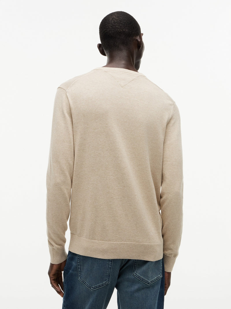 V Neck Solid Sweater