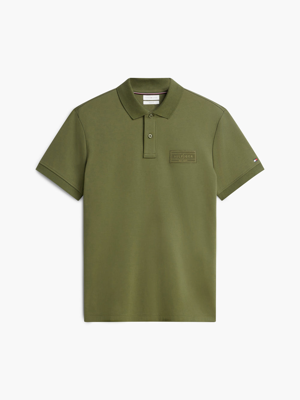 Regular Fit Tonal Graphic Interlock Polo