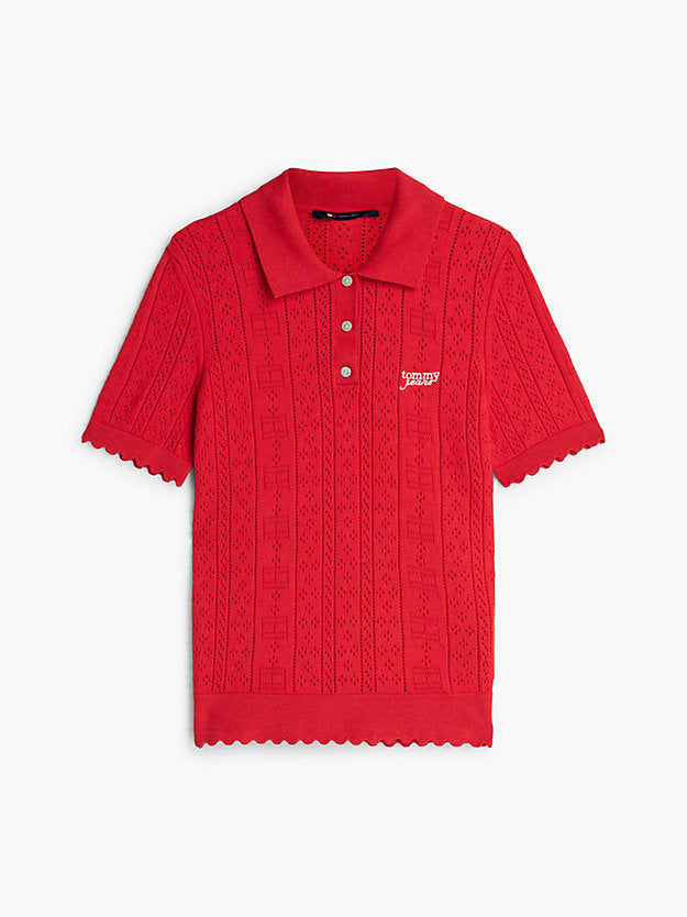 Solid Regular Fit Half Sleeve Ribbed Polo