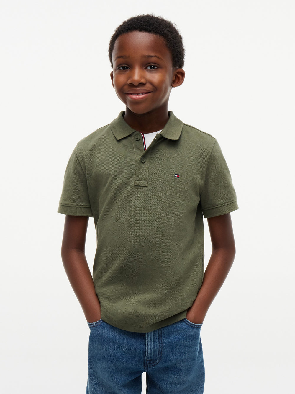 Kids Solid Polo