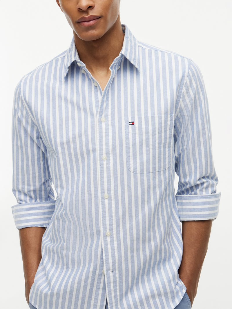 Regular Fit Stripe Oxford Shirt