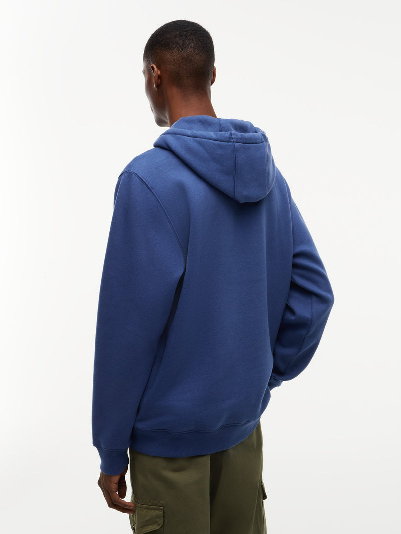 Regular Fit Brushed Fleece Hooded Sweatshirt