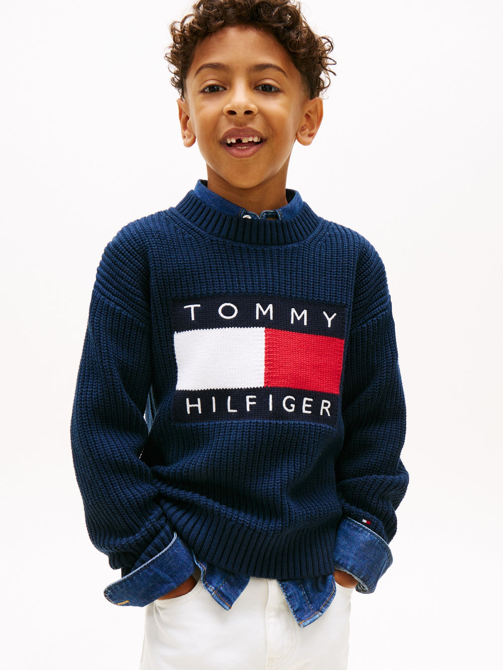 Kids Flag Logo Sweater