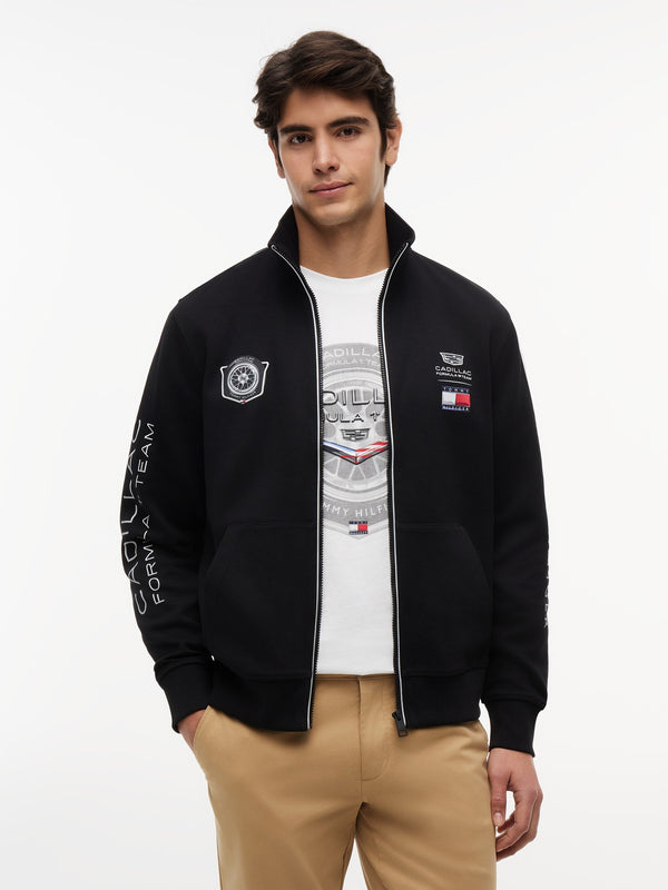 Regular Fit Cf1 Zip Thru Hoodie