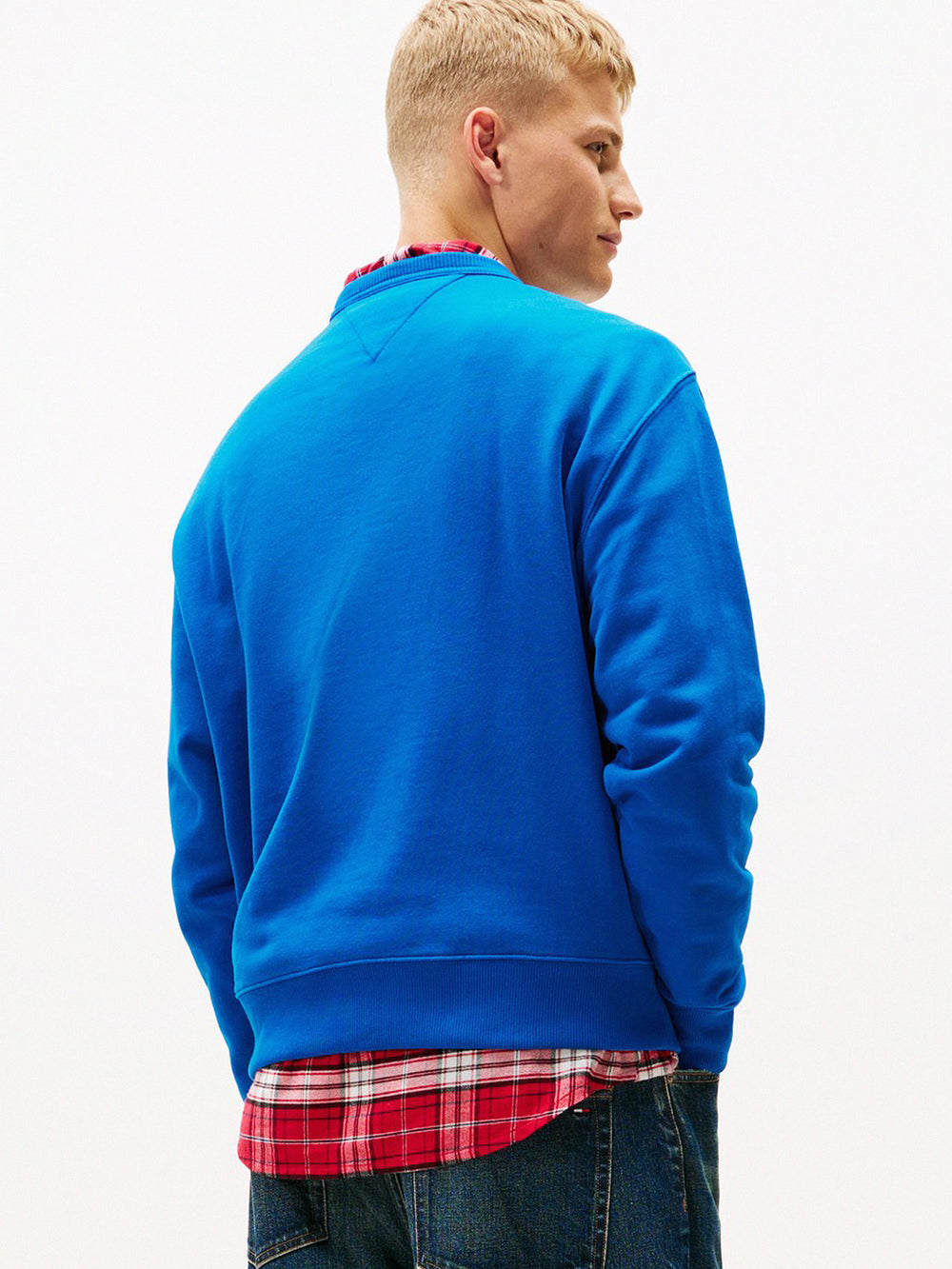 Relaxed Fit Terry Crew Neck Sweatshirt