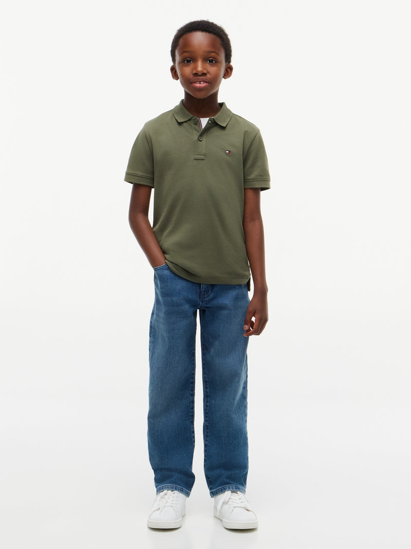 Kids Solid Polo