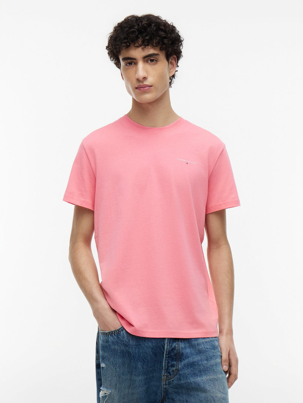 Slim Fit Linear Logo T-Shirt