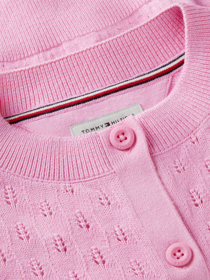 Kids Pointelle Cardigan