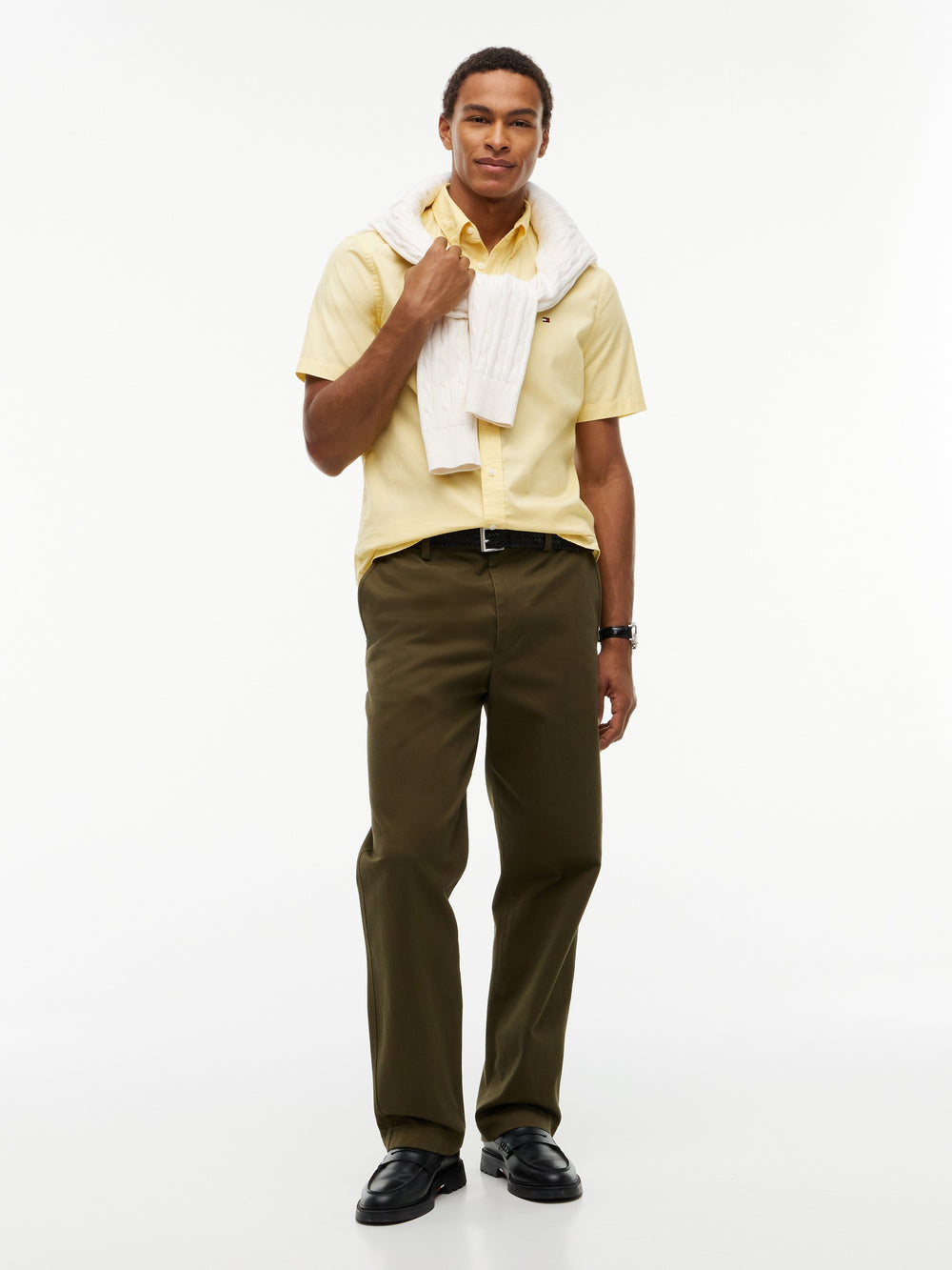Regular Fit Solid Poplin Shirt