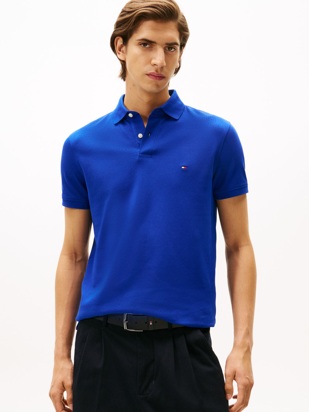 Regular Fit Solid Pique Polo