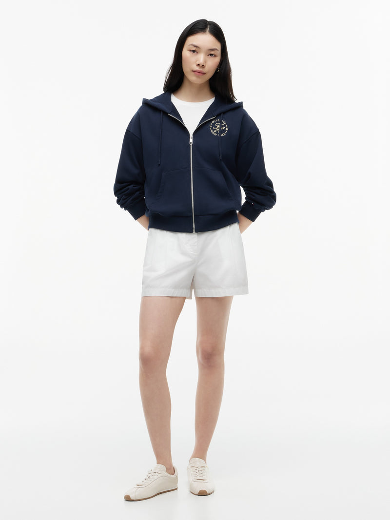 Regular Fit Terry Zip Thru