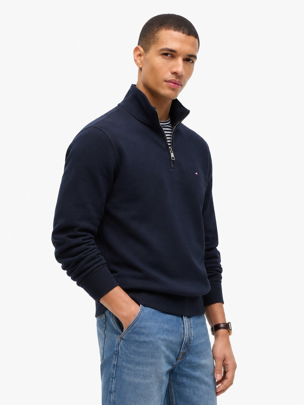 1/4 Zip Fleece Sweatshirt