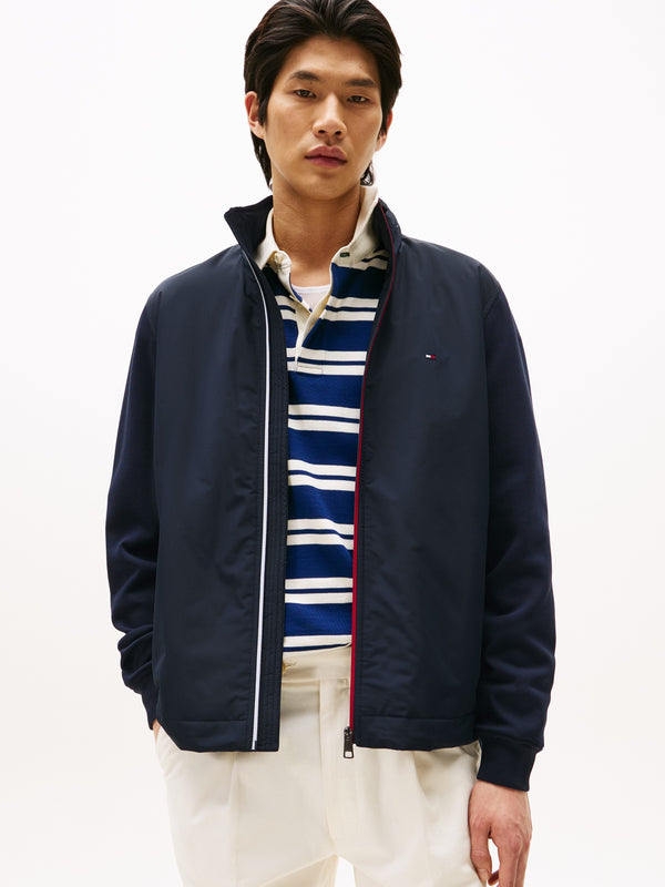 Regular Fit Mid Weight Mix Media Jacket