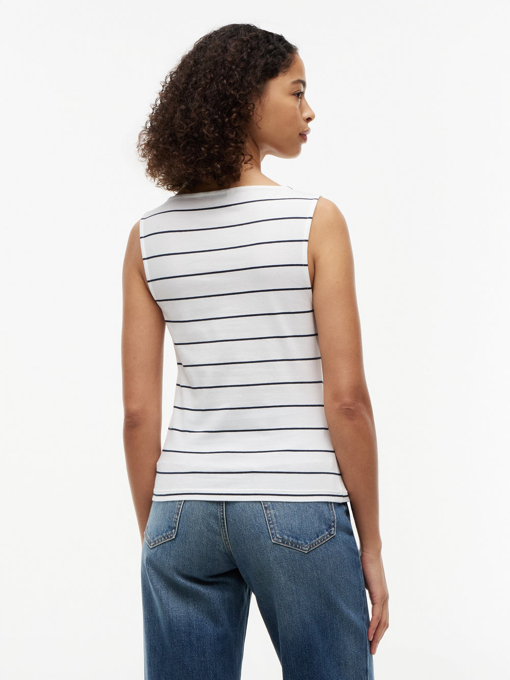 Stripe Slim Fit Full Sleeve Cotton Jersey T-Shirt