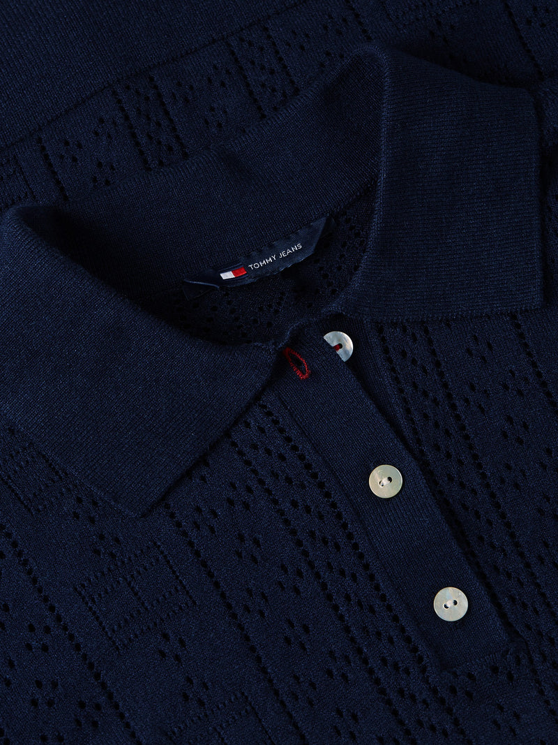Solid Regular Fit Half Sleeve Ribbed Polo