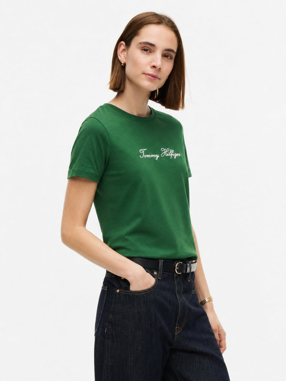 Solid Regular Fit Half Sleeve Cotton Jersey T-Shirt