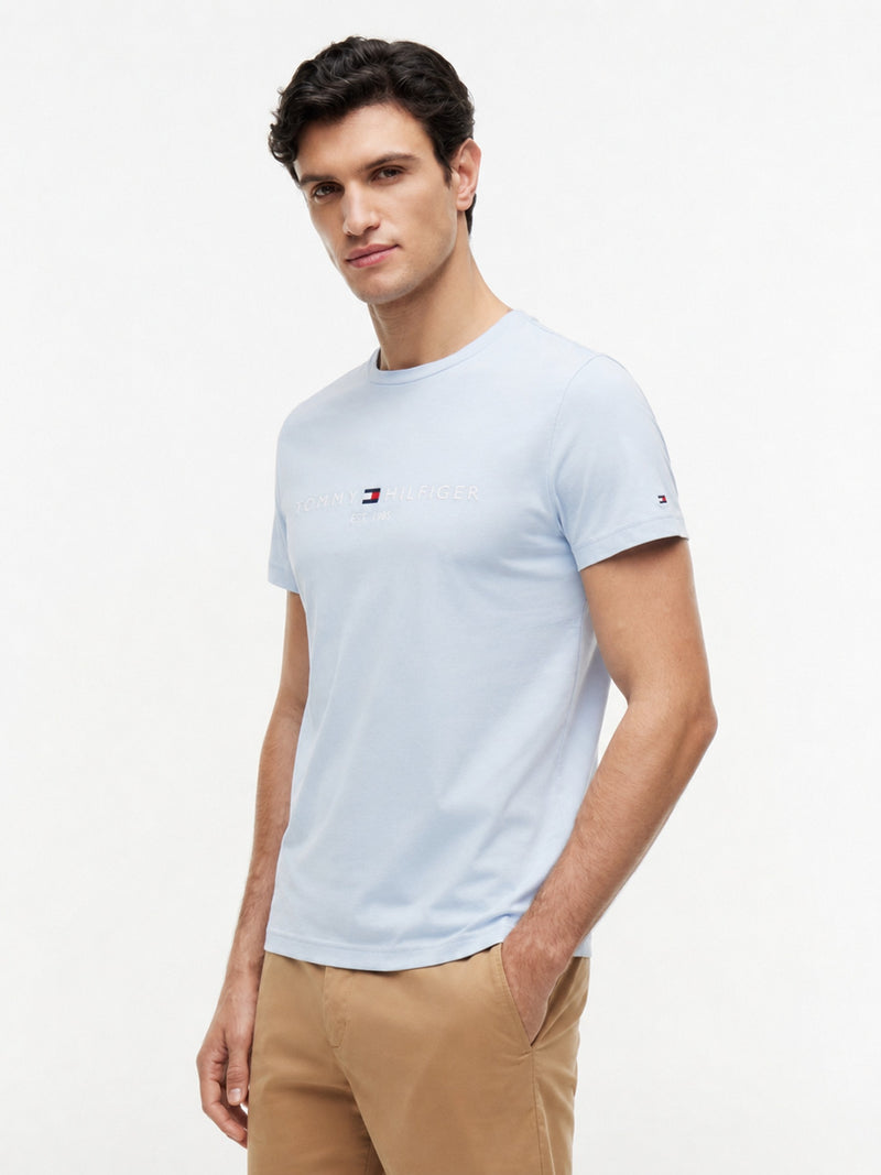 Slim Fit Chest Logo Jersey Tshirt