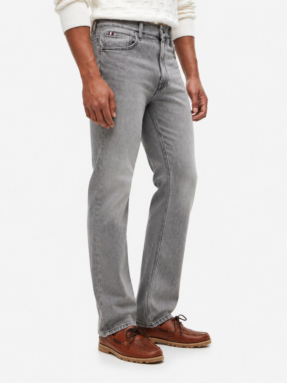 Dover Regular Straight Mid Grey Jeans