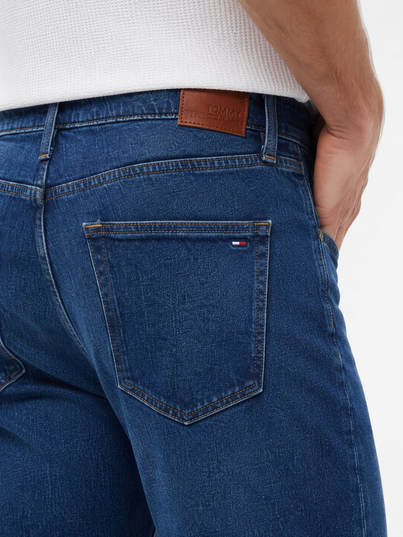 Men Otis Regular Straight Mid Wash Jeans