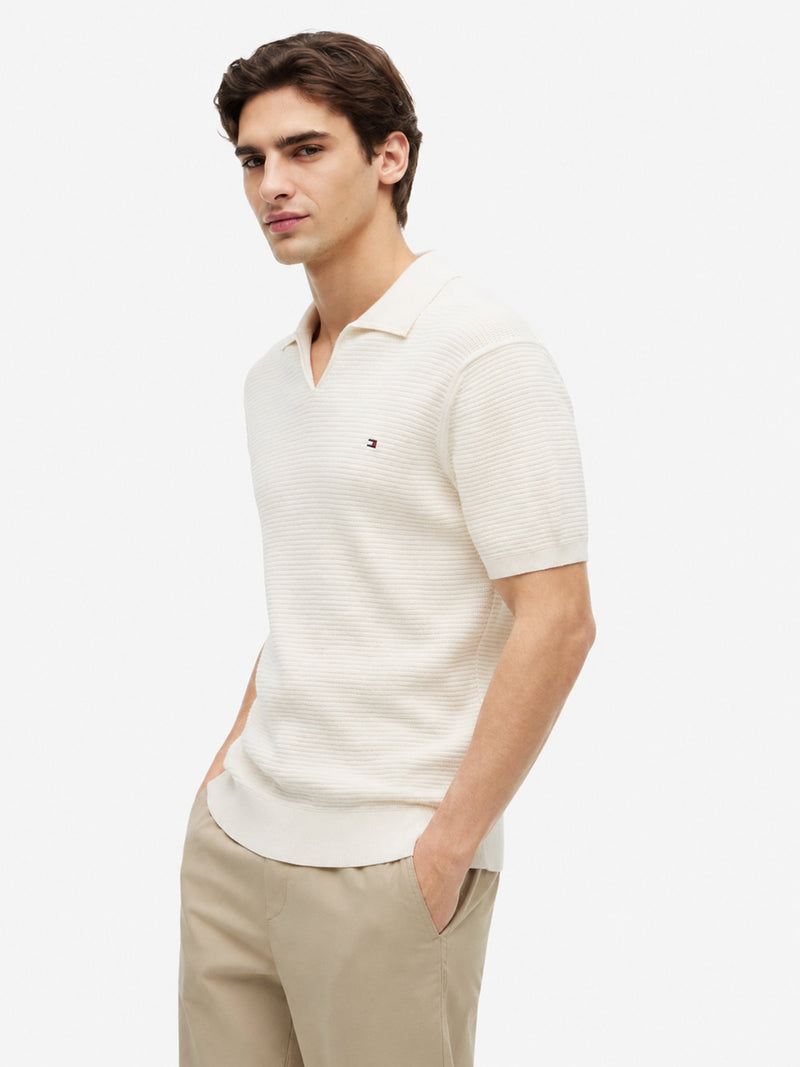 Regular Fit Flat Knit Polo