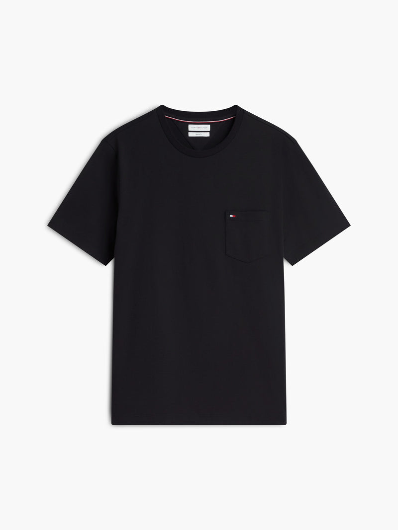 Regular Fit Solid Pocket Tshirt