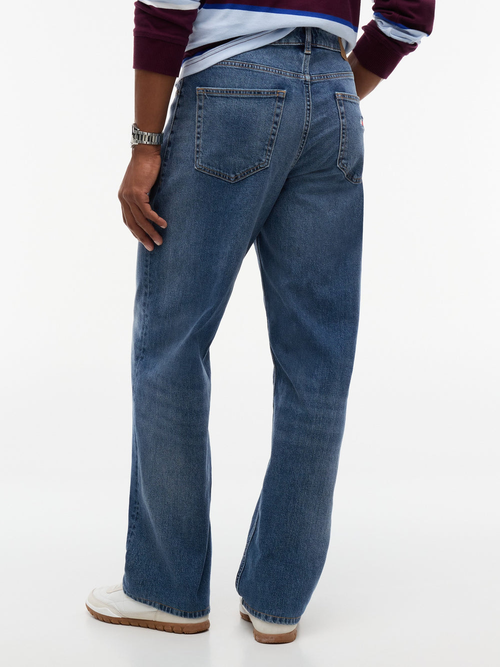 Men Jaimie Loose Mid Wash Jeans