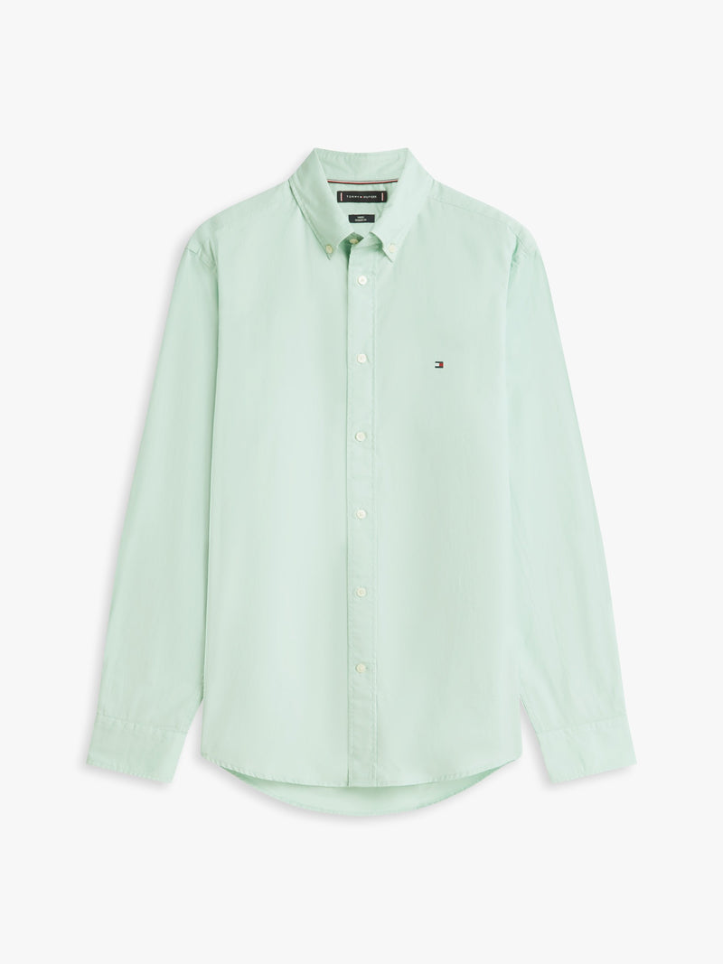 Regular Fit Solid Poplin Shirt