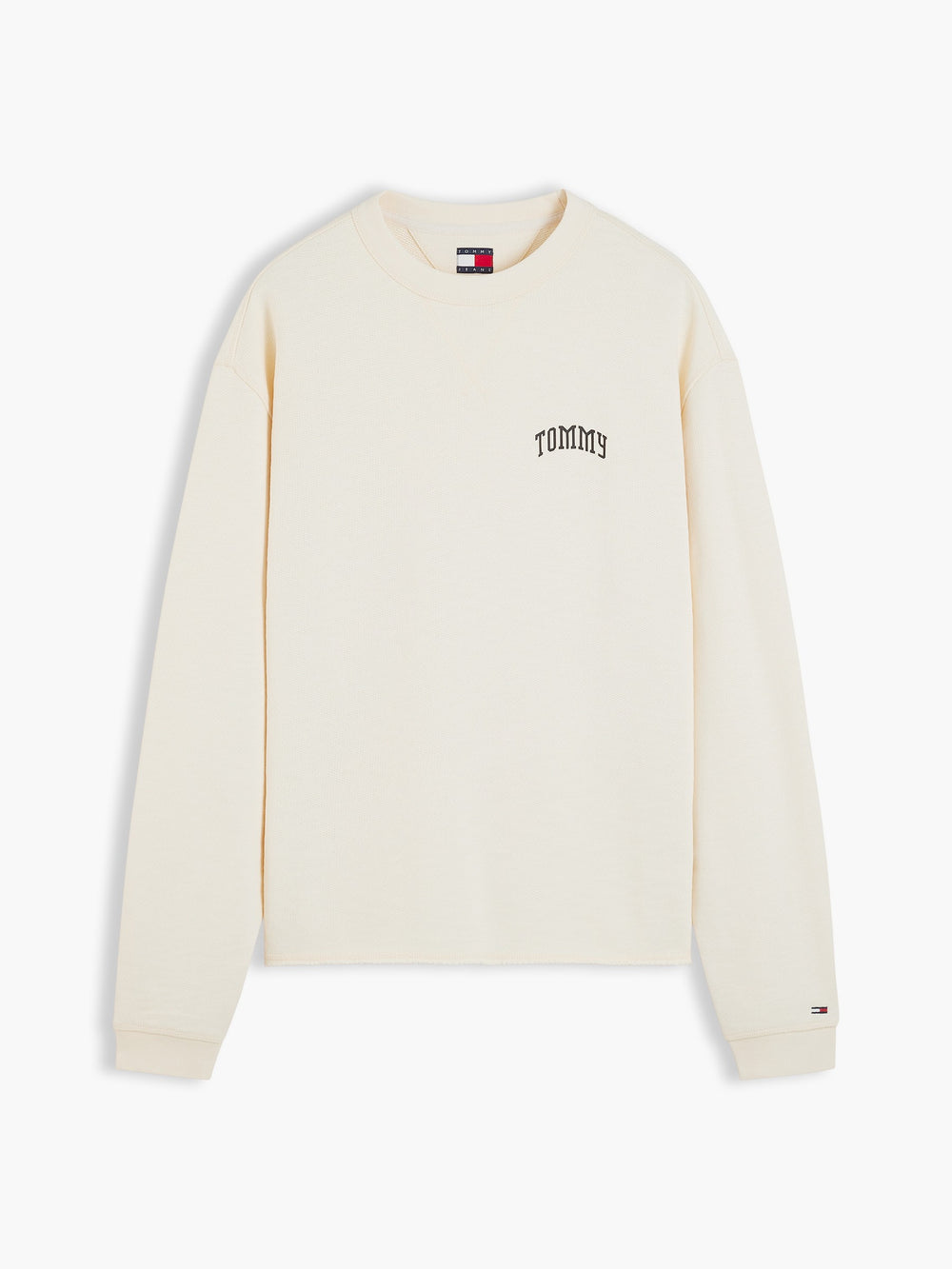 Relaxed Fit Terry Crew Neck Sweatshirt