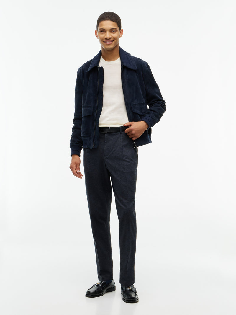 Relaxed Fit Leather Jacket