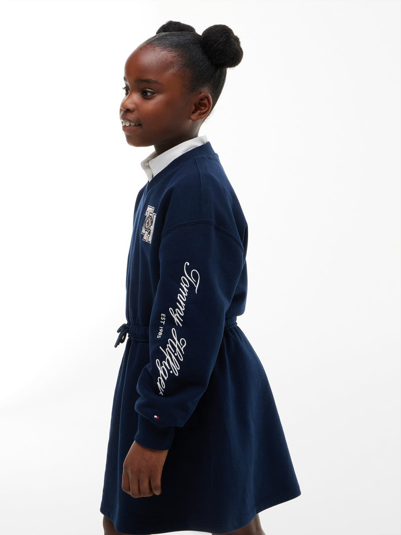 Kids Long-Sleeve Sweatshirt Dress