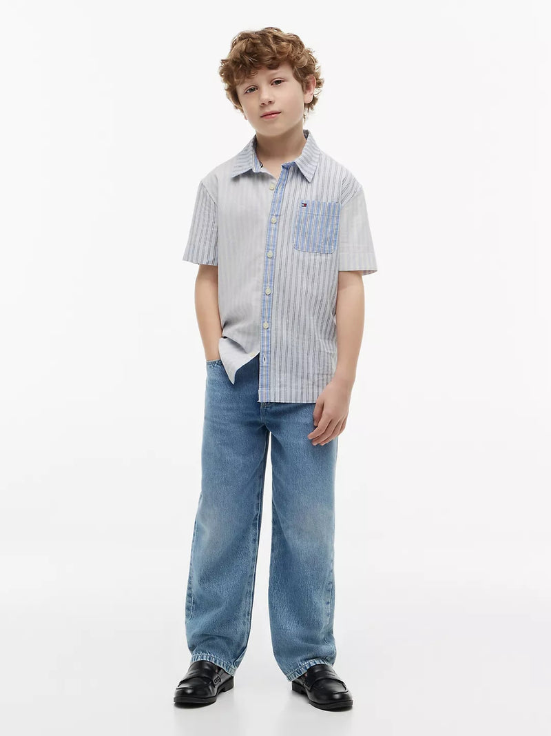 Kids Color Block Shirt