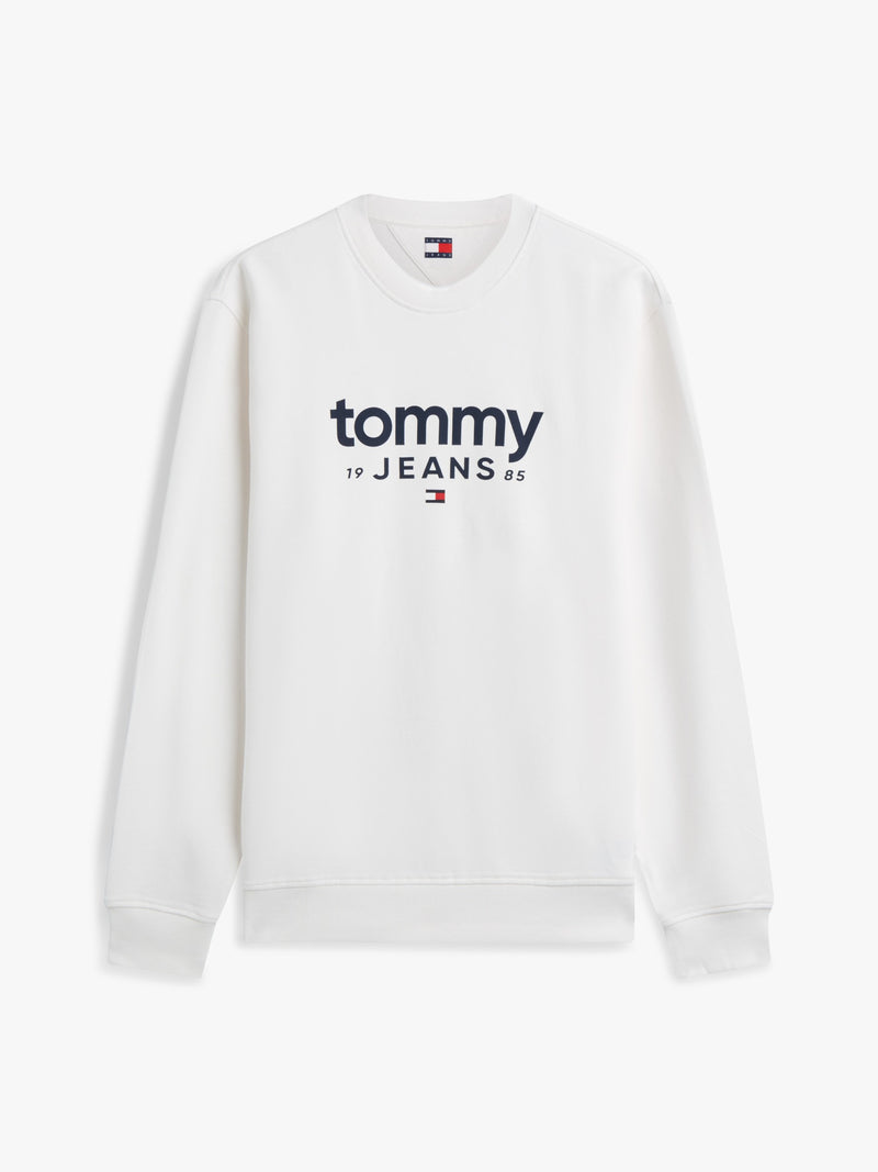 Regular Fit Suede Terry Crew Neck Sweatshirt