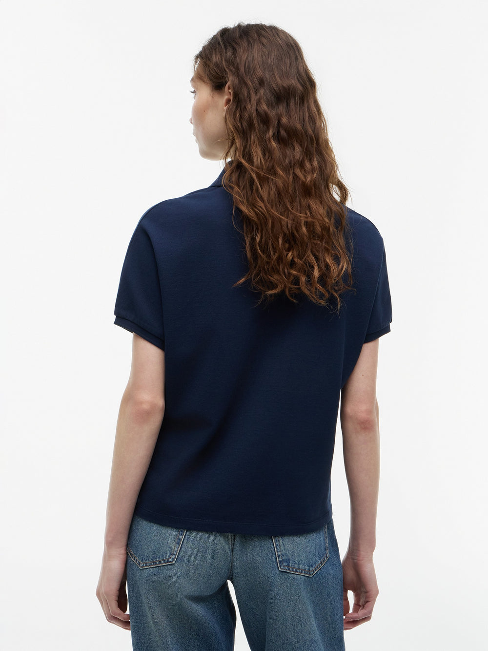 Solid Regular Fit Half Sleeve Pique Polo