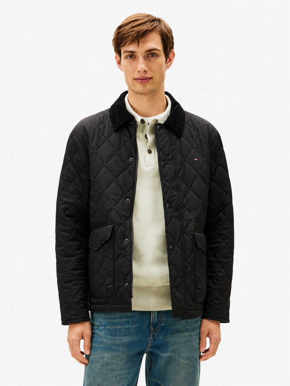 Regular Fit Quilted or Padded Jacket