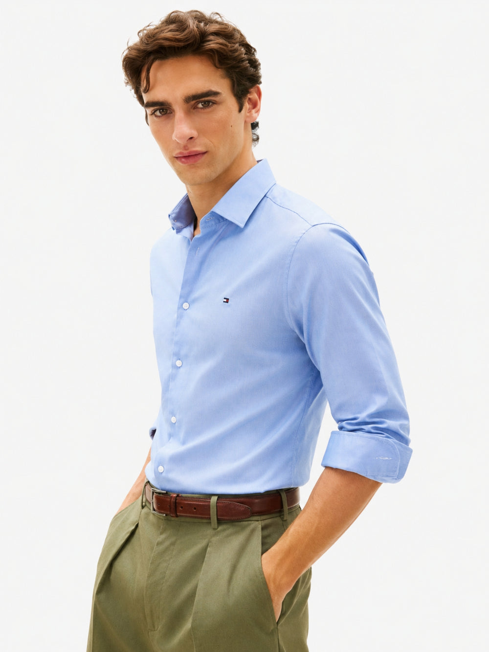 Slim Fit Texture Dobby Shirt
