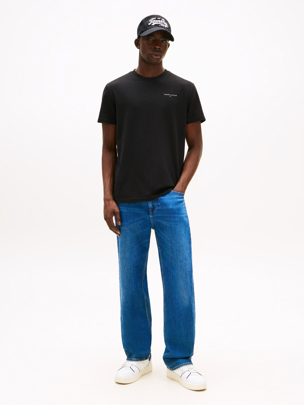 Slim Fit Linear Logo T-Shirt