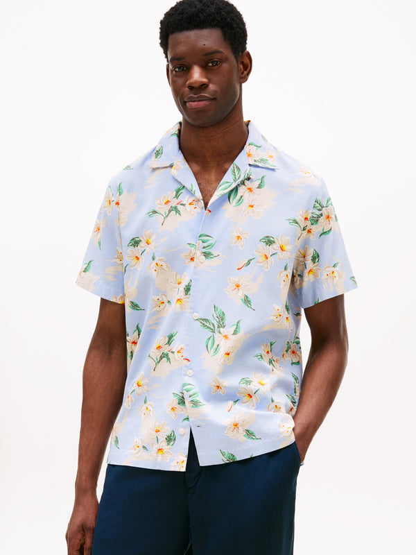 Regular Fit Poplin Print Shirt