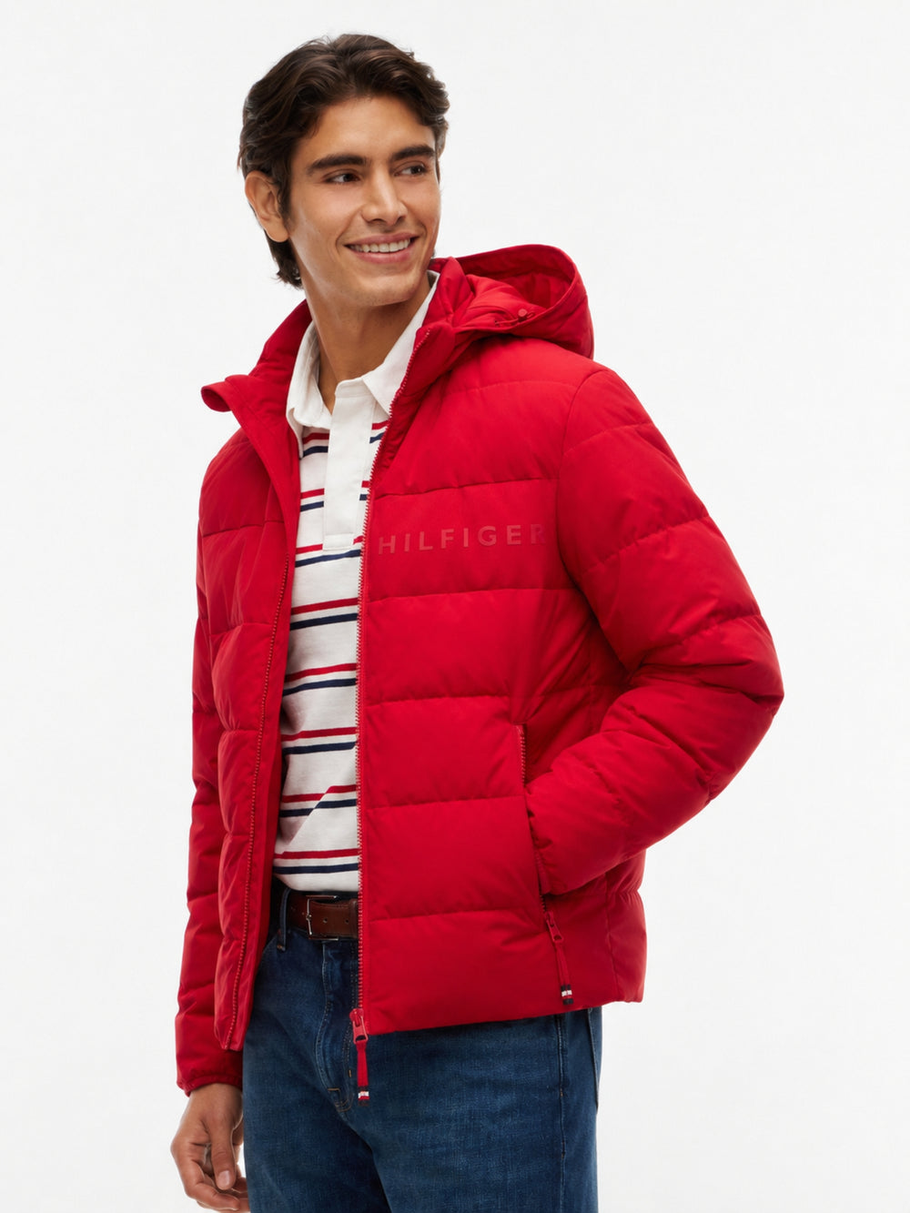 Regular Fit Quilted or Padded Jacket