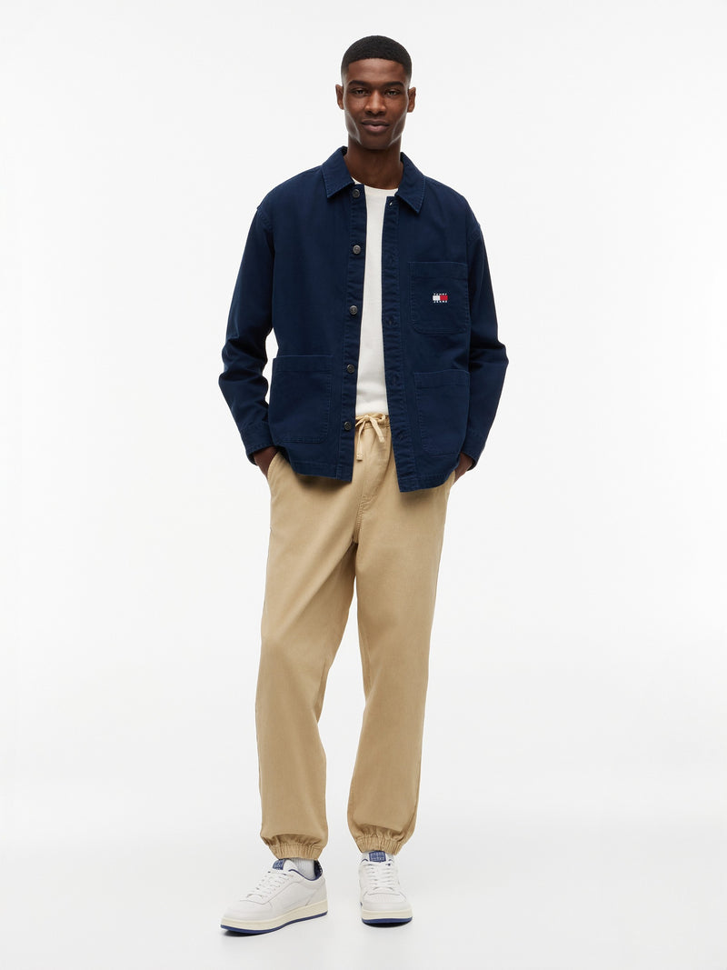 Oversized Fit Washed Overshirt Shirt