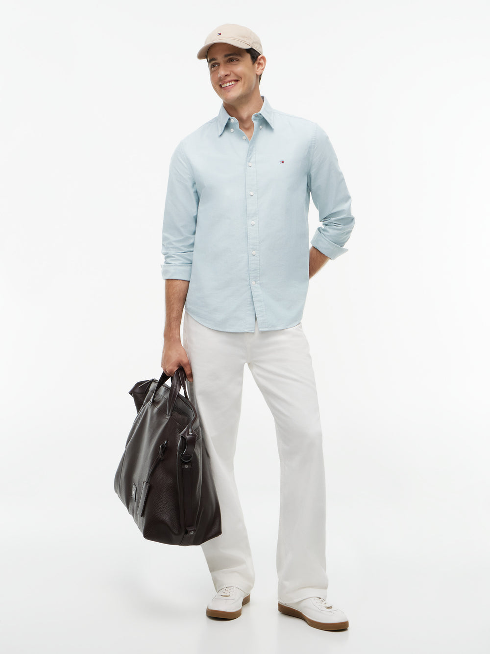 Regular Fit Solid Oxford Shirt