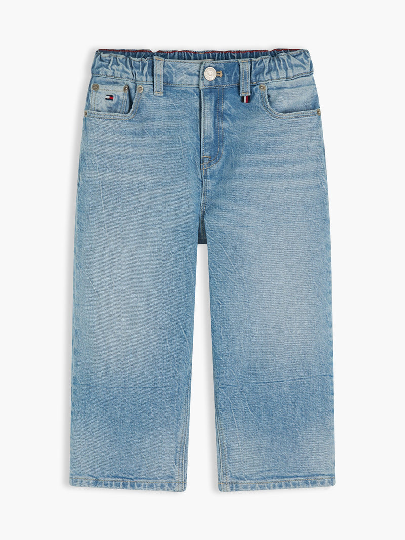 Boys Wide Pull On Stretch Jeans